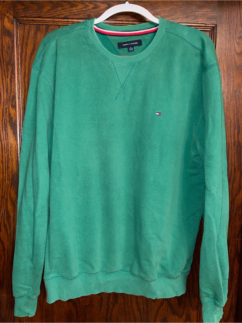 Tommy Hilfiger Green Crewneck Pullover